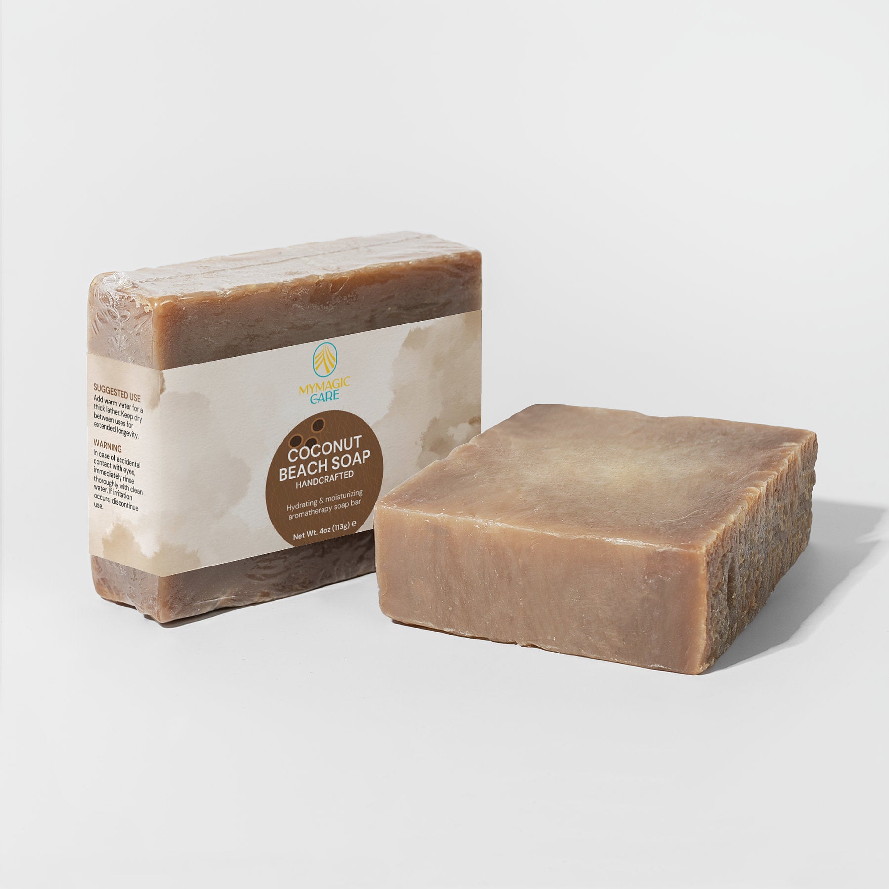 Magic Coconut Beach Soap (2 bars) - MyMagic Care